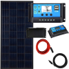 Zestaw solarny bateria słoneczna panel 180W + Regulator 30A PWM do ładowania akumulatora AGM GEL